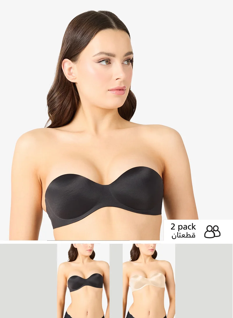 Ginger 2PC Seamless Non Wired Padded Push Up Bra